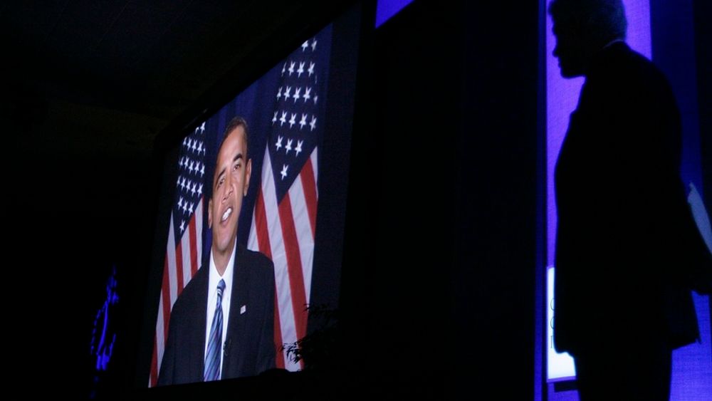 GA LØFTER: Demokratenes presidentkandidat i USA, Barack Obama, holdt i går en tale som fikk Bellona-leder Frederc Hauge til å ta fram superlativene.
Taken ble holdt på Bill Clintons Global Initiative-konferanse i New York.