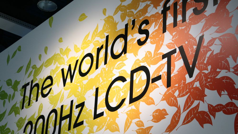 IFA: Sony hadde tapetsert Berlin med reklame for 200 Hz-modellen.