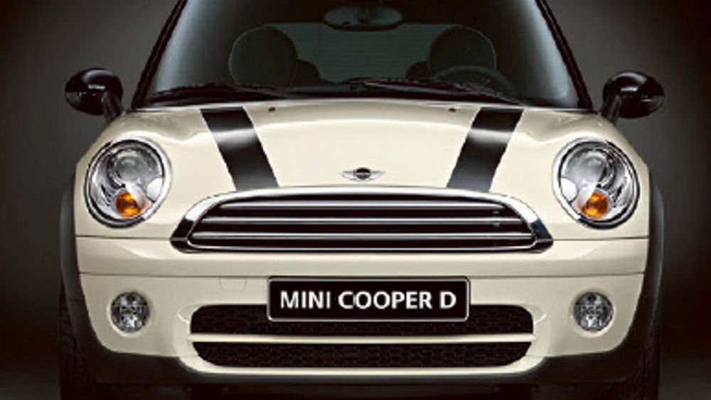 Mini Cooper D bruker minst drivstoff ifølge det danske veidirektoratets oversikt. Den har et forbruk på 0,39 l/mil.
