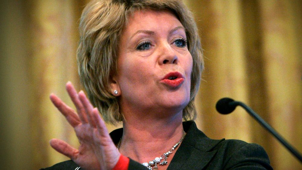 Olje- og energiminister Åslaug Haga.