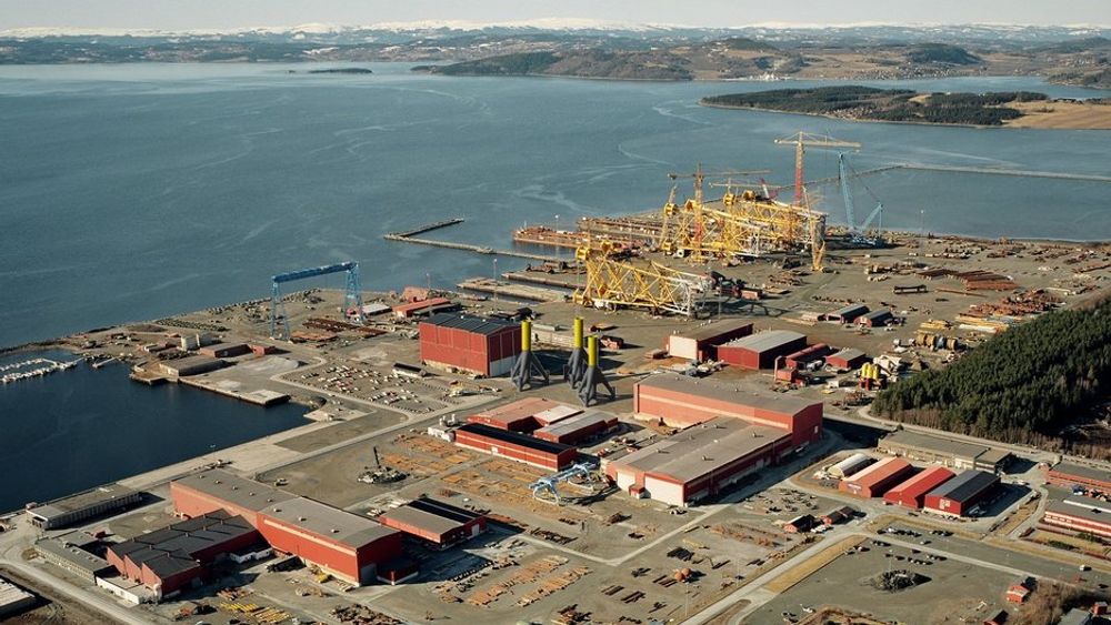 Aker Verdal holder til i Verdal Industripark, der Delprodukt nå skal etablere seg. Begge satser på offshore vind.