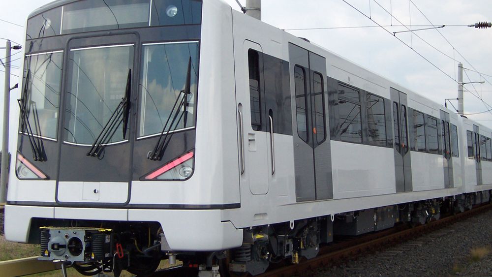 MX3000: Går alt etter planen får Oslos t-banenett sitt tredje tog av denne typen på skinnene tidlig i februar. Deretter skal det gå fort, mener Oslo Sporveier.