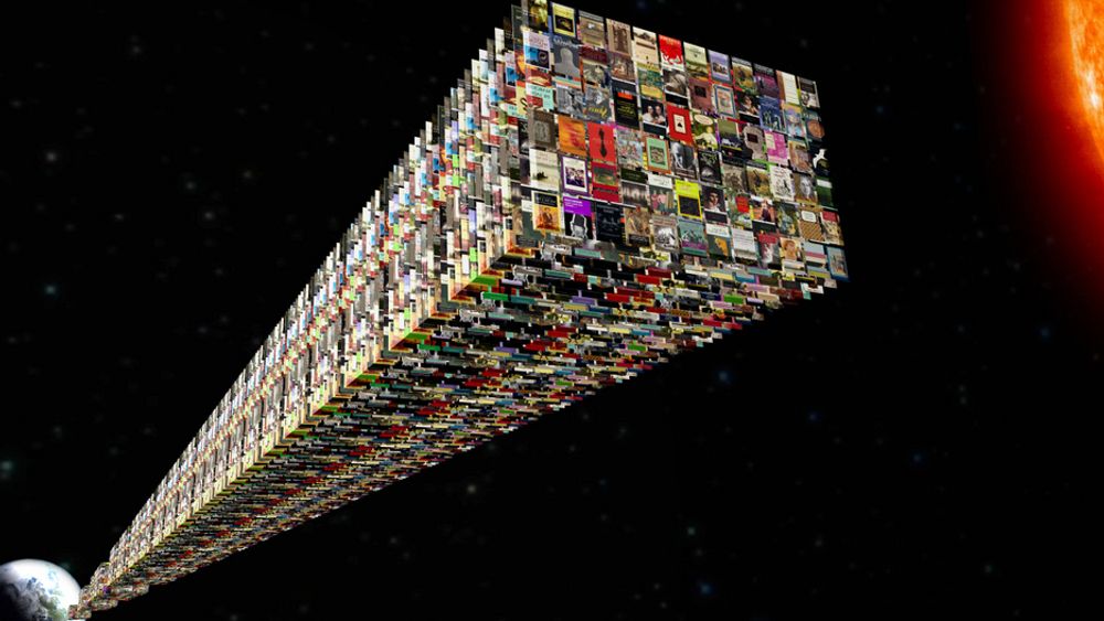 REKORDMYE: 988 milliarder gigabytes er ufattelig mye data! Dersom dette skulle lagres på papir ville dette ha tilsvart 72 stabler av den siste Harry Potter-boken, fra jorden til solen.