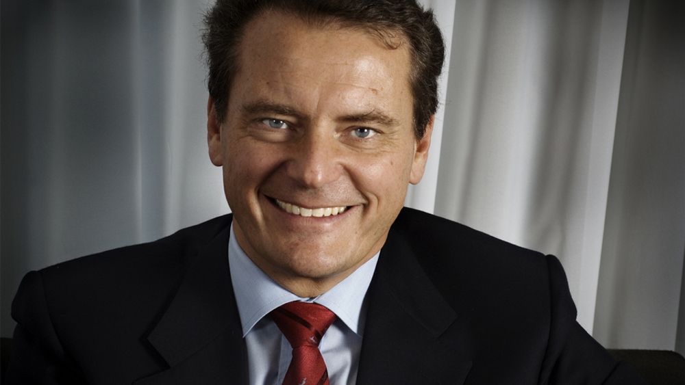 Administrerende direktør i Ericsson, Carl-Henric Svanberg, holdt en pressekonferanse i Ericssons hovedkvarter i dag, etter det ble offentliggjort at de kaster seg inn i kampen om Tandberg Television.