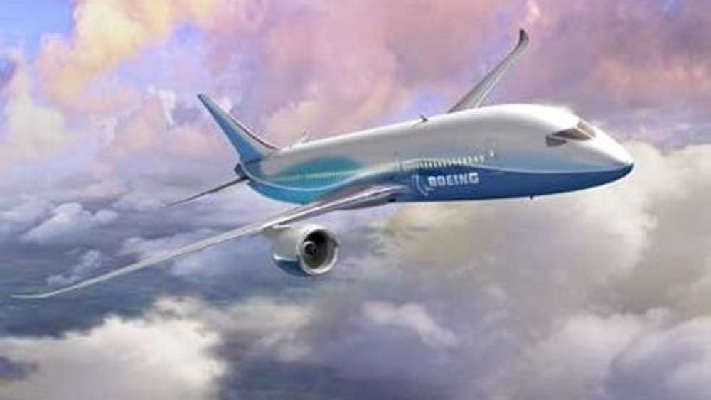 OM TO ÅR: Boeings nye Dreamliner B7E7 skal fly i +900 km/h over 15 000 kilometer med økt komfort og økonomi sammenlignet med dagens fly. FOTO: BOEING