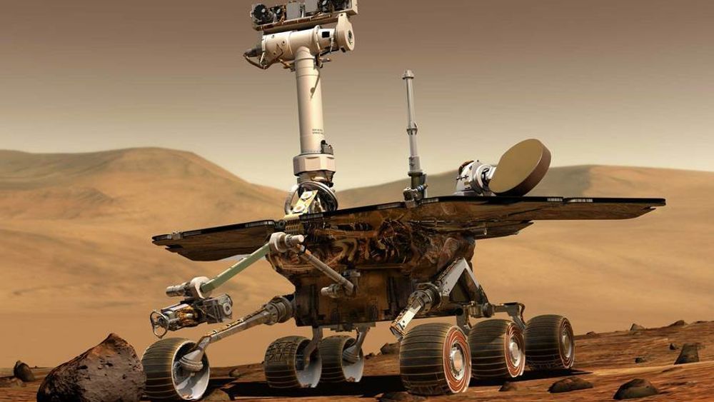 MESTERVERK: Mars-roveren Opportunity er omtalt som et ingeniørmessig mesterverk. Nå gir Google deg muligheten til å sende noe like fantastisk til Månen.