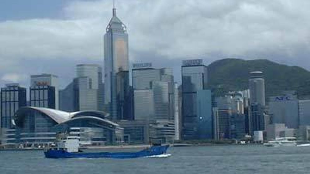 Fem kilometer av kloakktunnelen går under vann i Hong Kong-bukta.