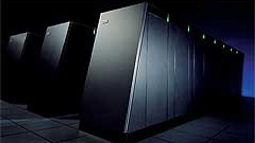 Blue Gene ved LLNL i California får ikke beholde tronen som verdens raskeste datamaskin lenger enn til 2011. Foto: IBM