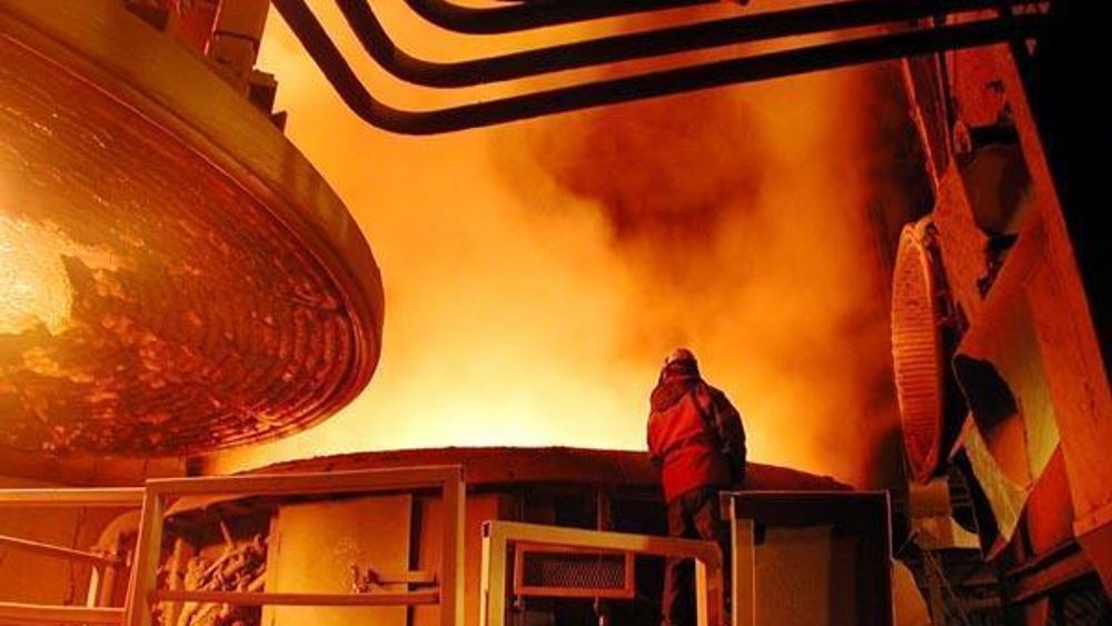 Smelteverket i Mo var slett ikke blant verdens største stålprodusenter.