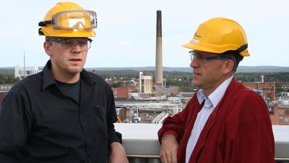 Borregaard produksjon.
