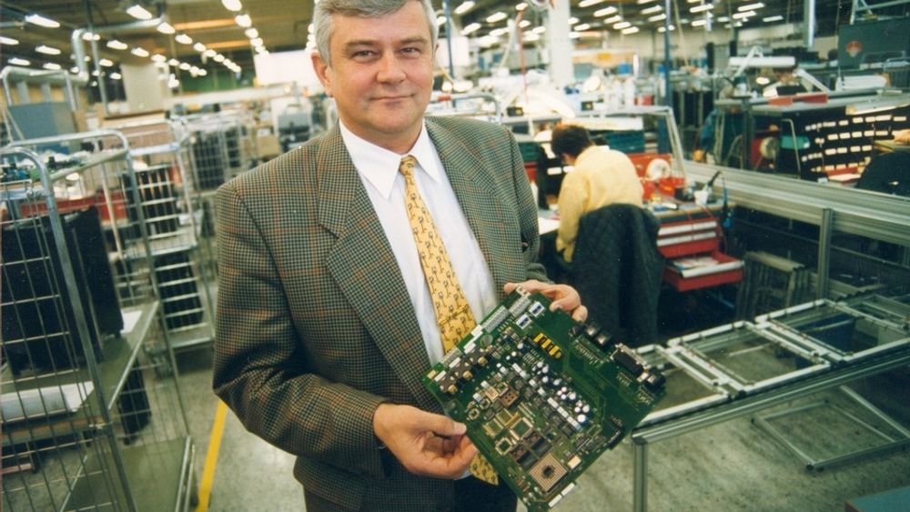 DEN GANG DA: Per Sølvberg i Kilsund-fabrikken i 1997. Han var den gang produksjonssjef, og strategien var vekst gjennom oppkjøp. Sølvberg har siden vært med på  etableringen Litauen.