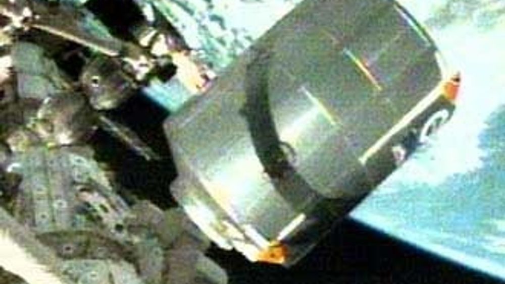 Logistikkmodulen Rafaello på den internasjonale romstasjonen ISS