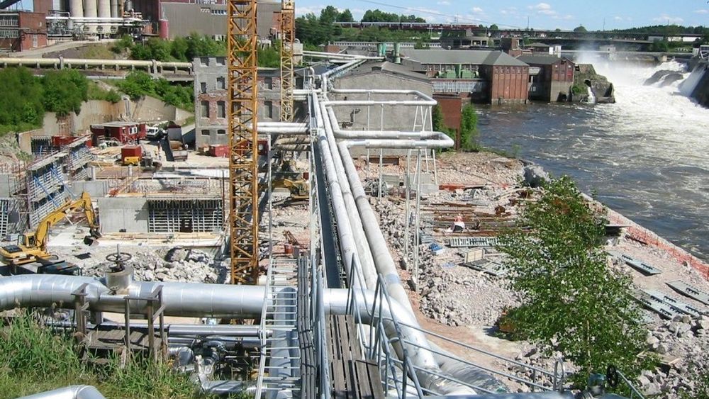 Orkla markerer at de vil satse videre på Borregaard og industriproduksjon ved å legge Elkem og Sarpsborg-elskapet i samme virksomhetsområde. bilde ra utbyggign av nytt vannverk til Borregaard i Sarpsborg.