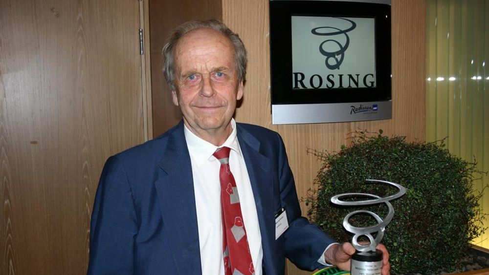 HEDER: Lars Monrad-Krohn har vært nominert til Rosings hederspris også tidligere. I år ble trofeet hans.