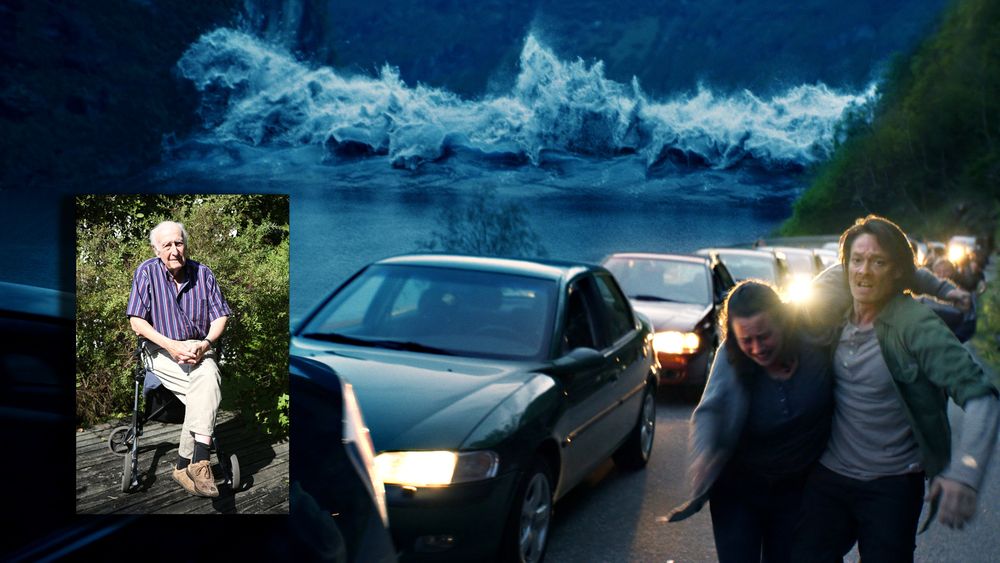 I fiksjonsfilmen "Bølgen" inntreffer det fryktede skredet i Åkneset, som igjen fører til en gigantisk flodbølge. 