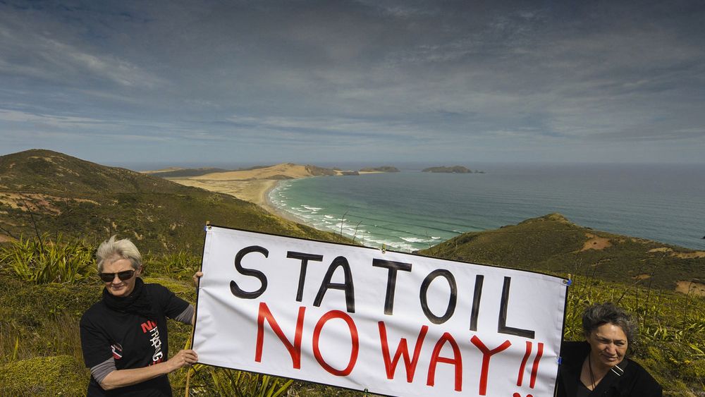  Statoil er en relativt ny aktør på New Zealand. Men det er ikke alle som er fornøyde med Statoils inntog