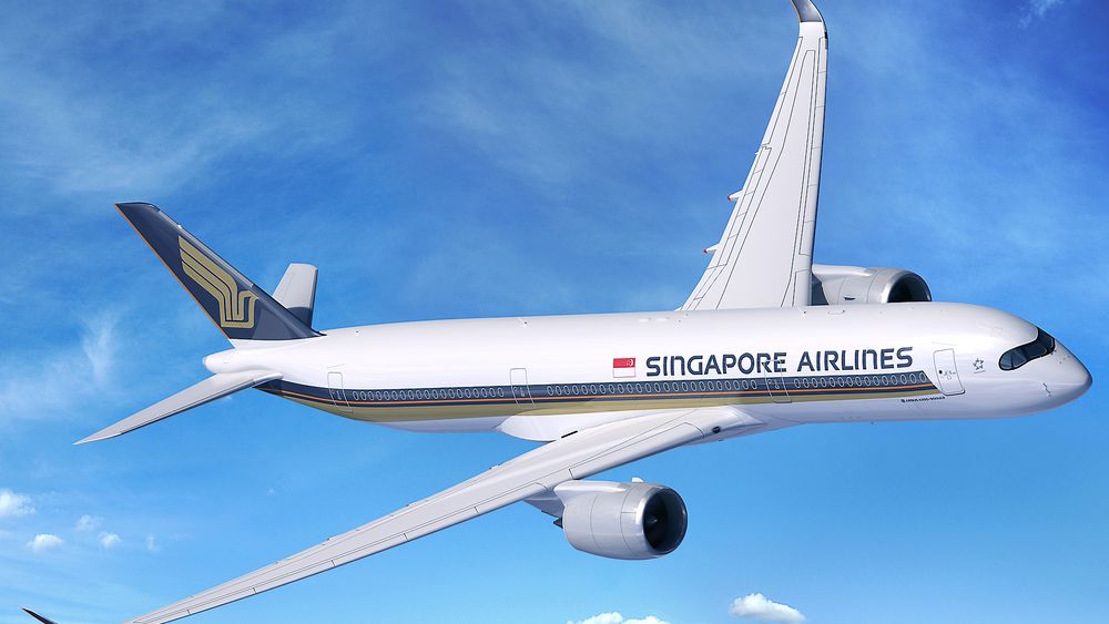 Illustrasjon av A350-900ULR som skal leveres i 2018 med Singapore Airlines som lanseringskunde.   