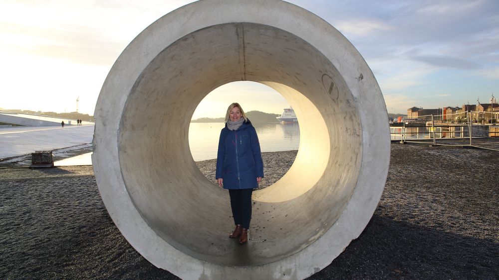 Milliardprosjekt: Den tidligere direktøren i vann- og avløpsetaten er ganske stolt over sitt første gigantprosjekt i Bjørvika. Det nye avløpsanlegget Midgardsormen har gjort at det nå er mulig å bade i havnebassenget.
