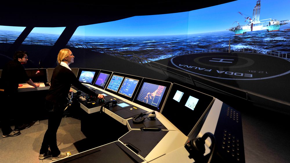Kongsberg Gruppen leverer blant annet simulatorer til trenging av offshore-personell.