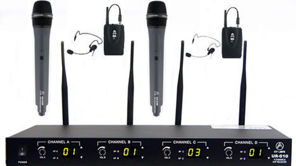 Systemer som gir artister eller talere tilgang til trådløse mikrofoner kan på nytt være nødt til å bytte frekvens. Kan de ikke skifte frekvens, må utstyret byttes ut.