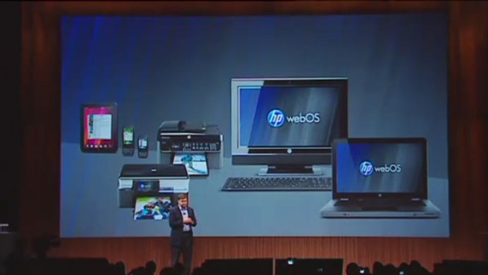 HP vil levere WebOS sammen med både smartmobiler, nettbrett, skrivere og pc-er.