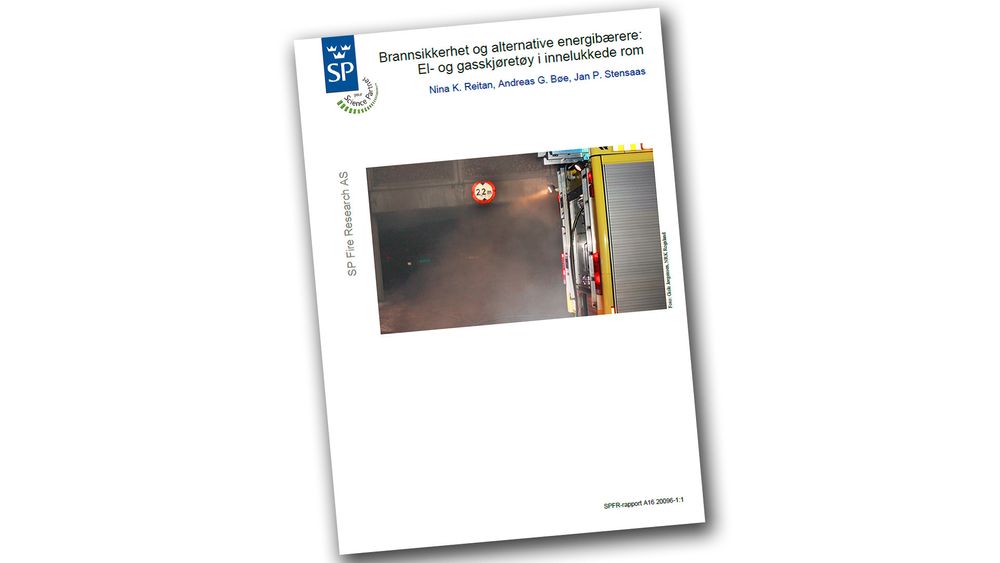 SP Fire Research har laget en rapport  om parkering av el-og gassbiler i parkeringskjellere på oppdrag fra Difi.