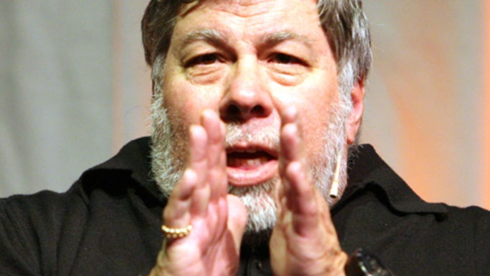IT-legenden Steve «The Woz» Wozniak. Woz er mest kjent som medgründer av Apple, og mannen som egenhendig laget noen av verdens første personlige datamaskiner på 1970-tallet.