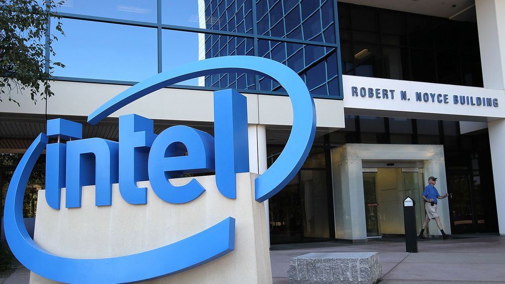 Intels teknologidirektør måtte gå av for aldersgrensen denne uken. Bildet er fra IT-gigantens hovedkontor i Santa Clara.