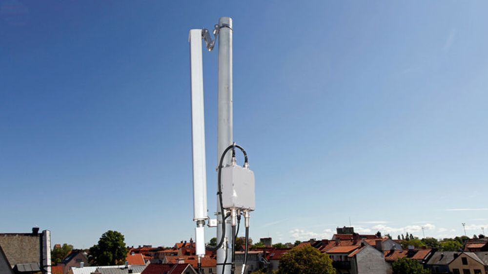 Ericsson LTE-mast, et sted i Sverige.