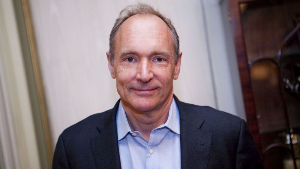 World Wide Web ble funnet opp av Tim Berners-Lee. Her fotografert da han besøkte Norge i 2012.