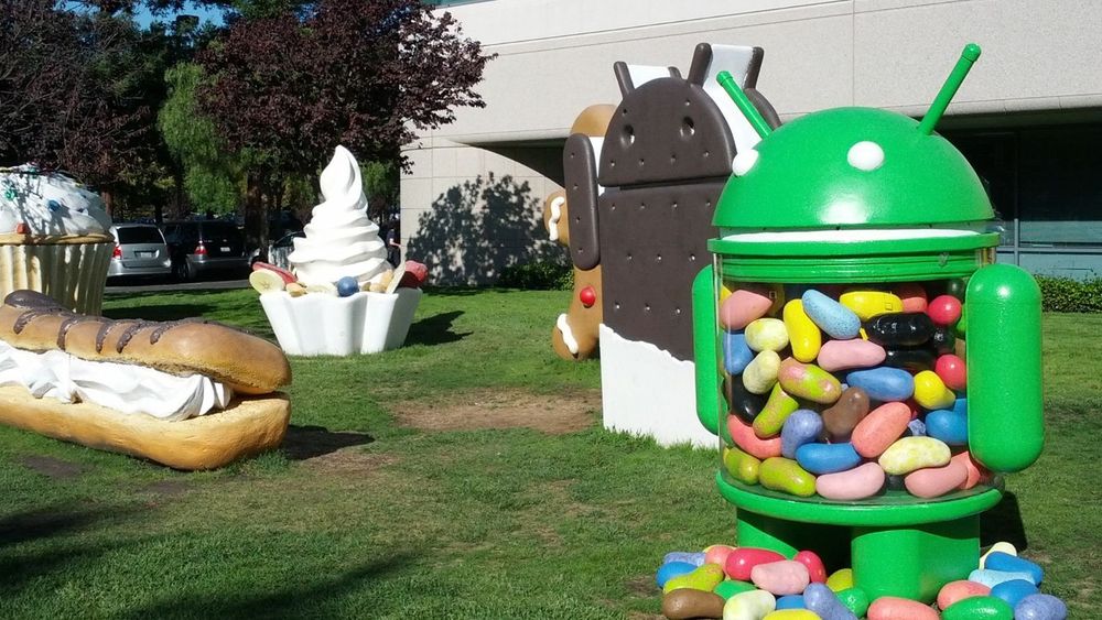Også Android 4.3 kalles for Jelly Bean, den tredje i rekken av Android-versjoner med dette kallenavnet.