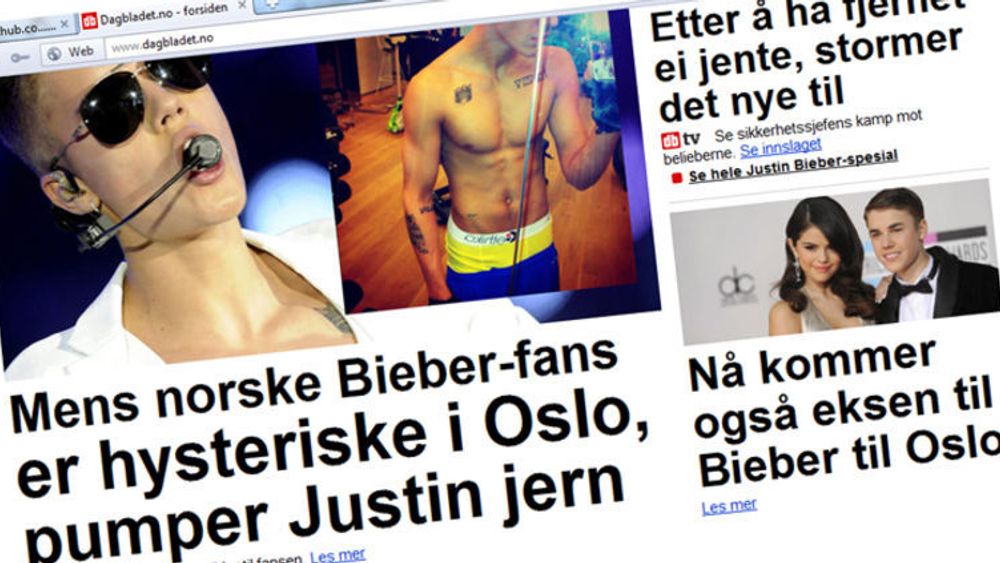 LUT LEI? En utvikler fikk nok av oppslagene om Justin Bieber og laget et filter.