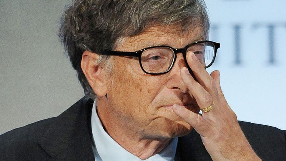 UØNSKET: Bill Gates bør gå av som styreleder i Microsoft, det mener noen av selskapets mektigste aksjonærer, ifølge Reuters. Bildet viser den verdenskjente programvaregründeren, nå filantrop, under den årlige klimakonferansen Global Initiative i New York i forrige uke.