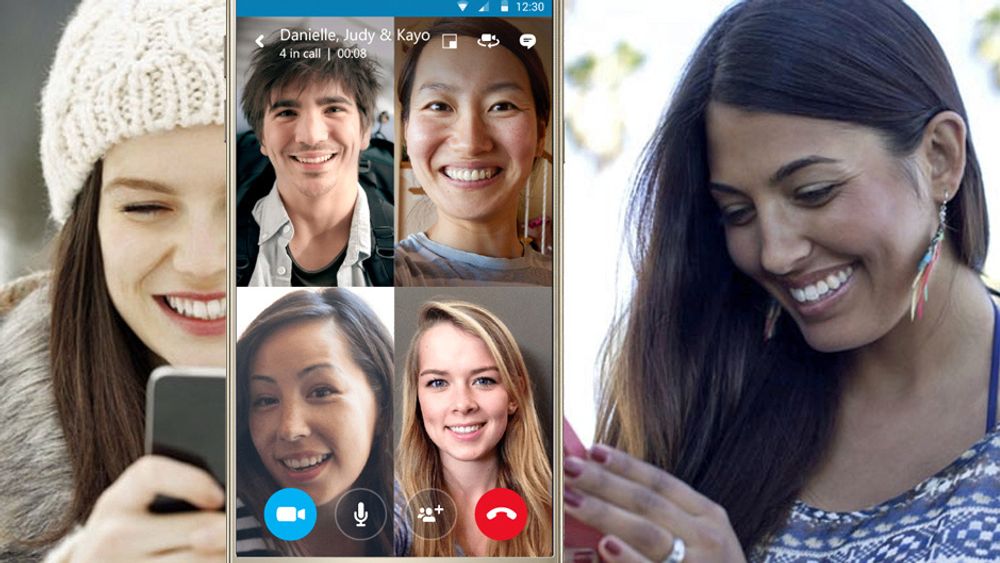 Snart blir det mulig med videokonferanser i Skype-appene for de fleste smartmobiler.
