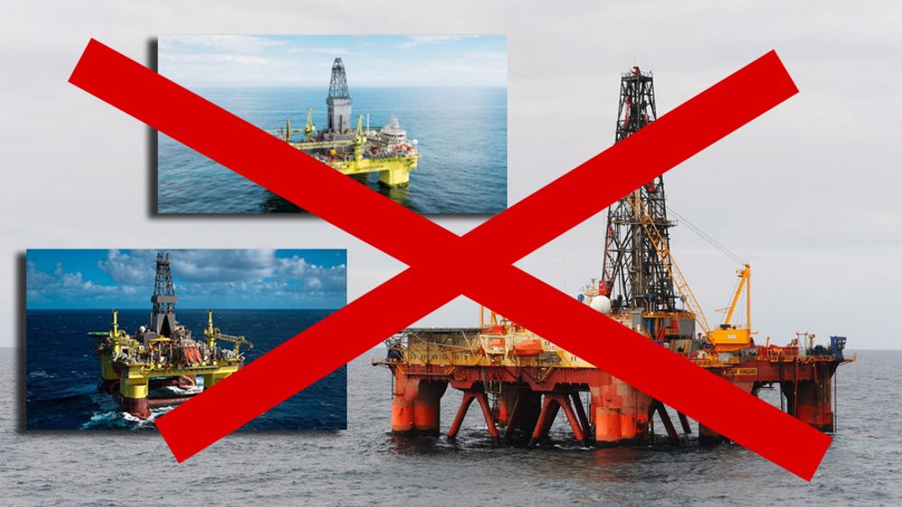 Både Ocean Vanguard (t.h), COSL Pioneer og COSL Innovator har blitt terminert eller suspendert av Statoil.