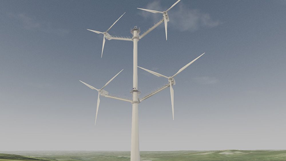 Slik skal Vesta' multirotorkonsept se ut når det er ferdig montert.