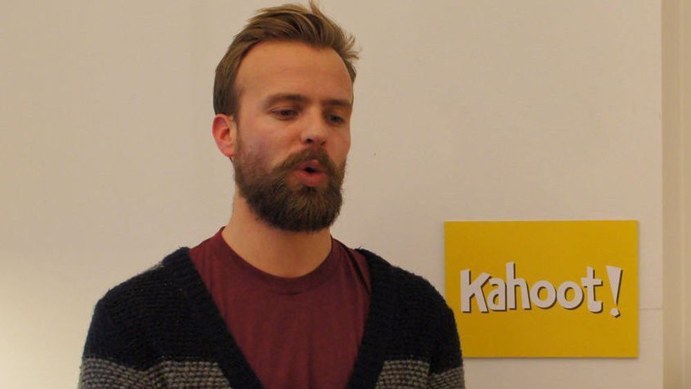 Får Microsoft på eiersiden: Gründer og adm.dir Johan Brand i Kahoot. Arkivfoto.