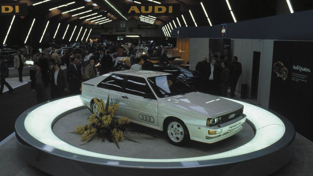 Det har gått 36 år siden Audi Quattro ble lansert, i Geneve i mars 1980. Om to år kommer «Ur-E-tron».