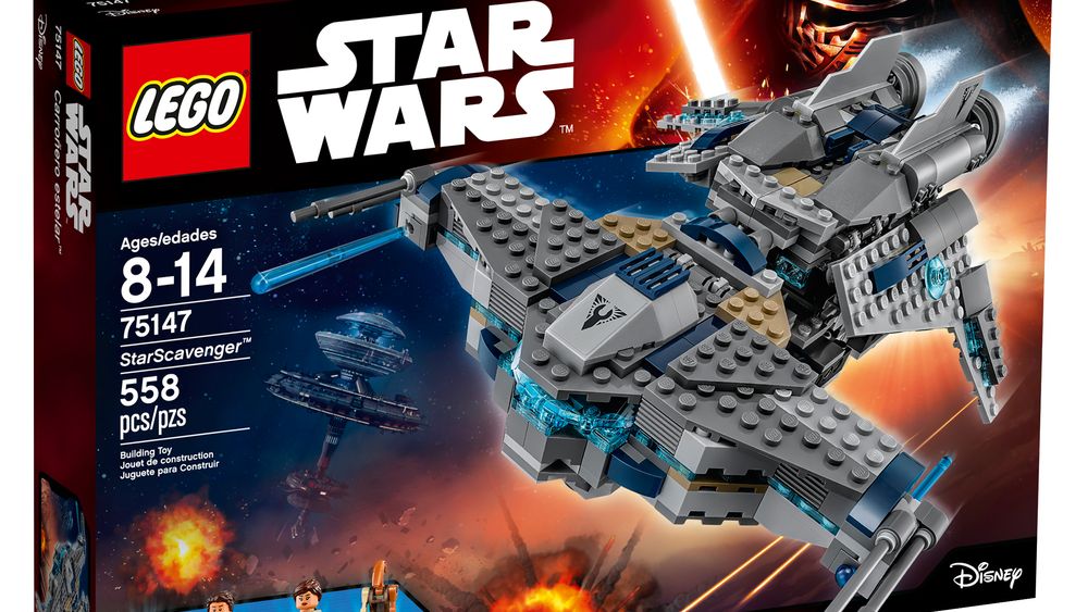 Dagens premie er et Lego Star Wars StarScavenger-sett, levert av Lego.