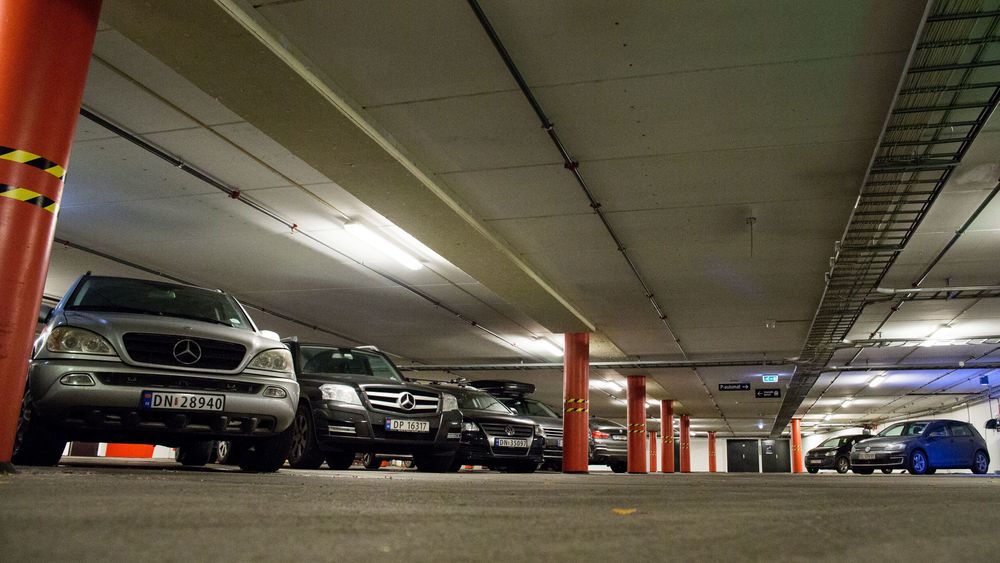 Parkeringshuset på Vulkan i Oslo får ladeanlegg med batteri til effektavlasting.