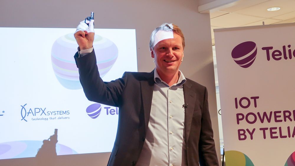 Pang: Teknologidirektør i Telia Norge, Jon Christian Hillestad smelte av en kruttlapp av ren stolthet over plattformen som er utviklet og satt i drift i Norge.