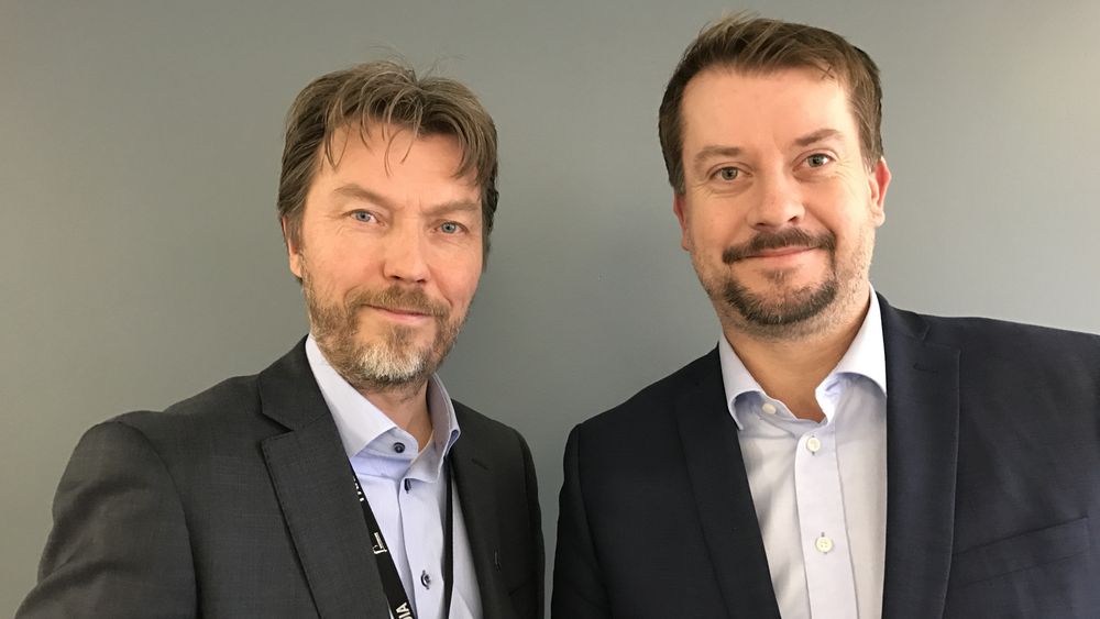 Med nye eiere får Watchcom muskler til å satse internasjonalt, mener medgründerne (fra v.) Arnfinn Roland og Fred Habberstad.