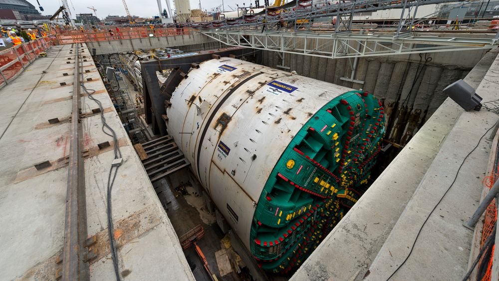 Med oppstart i 2013 og 14 måneds drivetid var planen at Big Bertha skulle få gjennomslag i 2014. Denne  uken skjedde det, tre år på overtid.