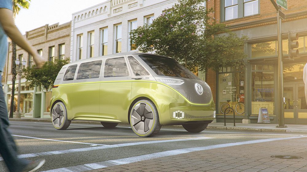 Volkswagen I.D. Buzz er et elektrisk minibusskonsept.