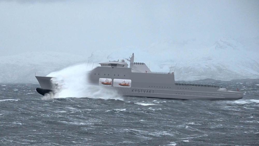 Klima- og miljøminister Vidar Helgesen reagerer på at de nye kystvaktskipene skal gå på diesel. Han vil ta saken opp med forsvarsministeren. 