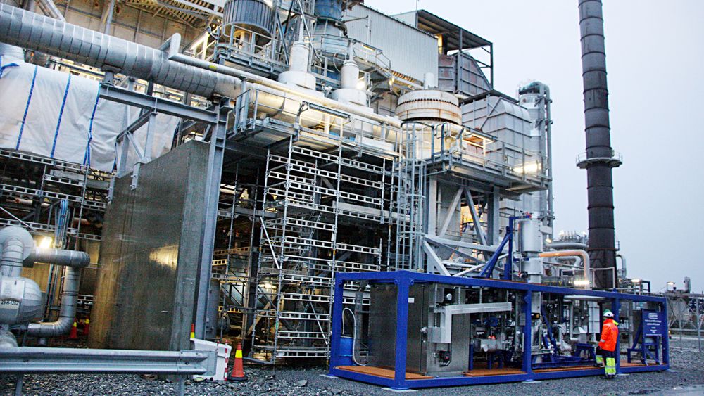 Hydrogen Mem-techs testanlegg for hydrogenteknologi på Tjeldbergodden.