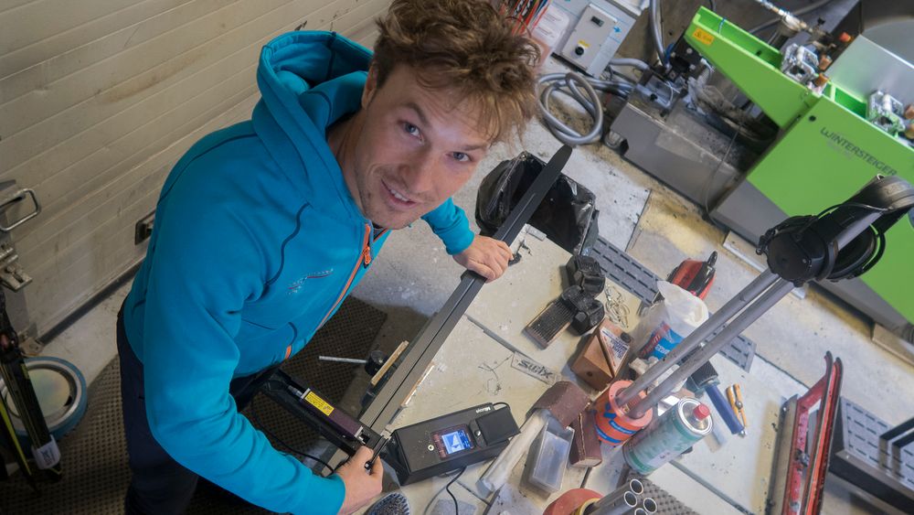 Skikyndig I: Felix Breitschädel er fagansvarlig for utstyr og teknologi hos Olympiatoppen. Han har doktorgrad i friksjon mellom ski og snø og er også forsker ved NTNU.