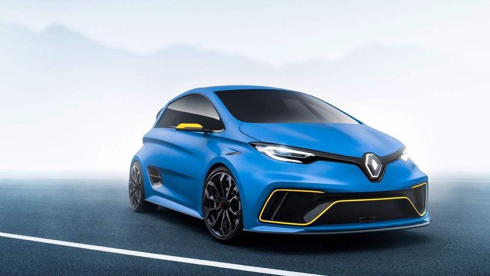 Renaults nye konseptbil basert på Zoe gjør 0-100 kilometer i timen på 3,2 sekunder.