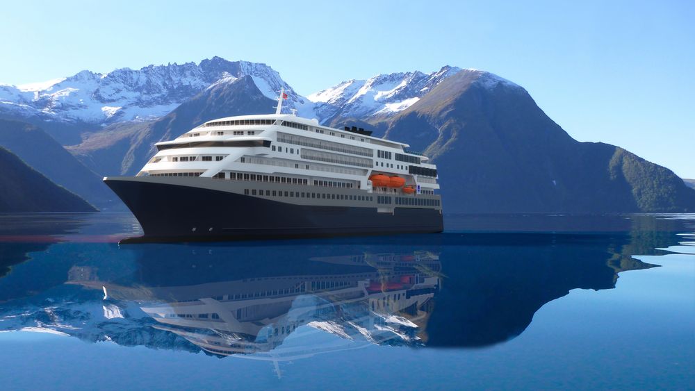 Nye kystruteskip for Bergen-Kirkenes kan ha 60 prosent lavere CO2-utslipp sammenliknet med de nye ekspedisjonsskipene til Hurtigruten. Med batteridrift ladet fra landstrøm, kan skipet gå rundt fire timer på batteri, blant annet i Geirangerfjorden og til og fra kai.