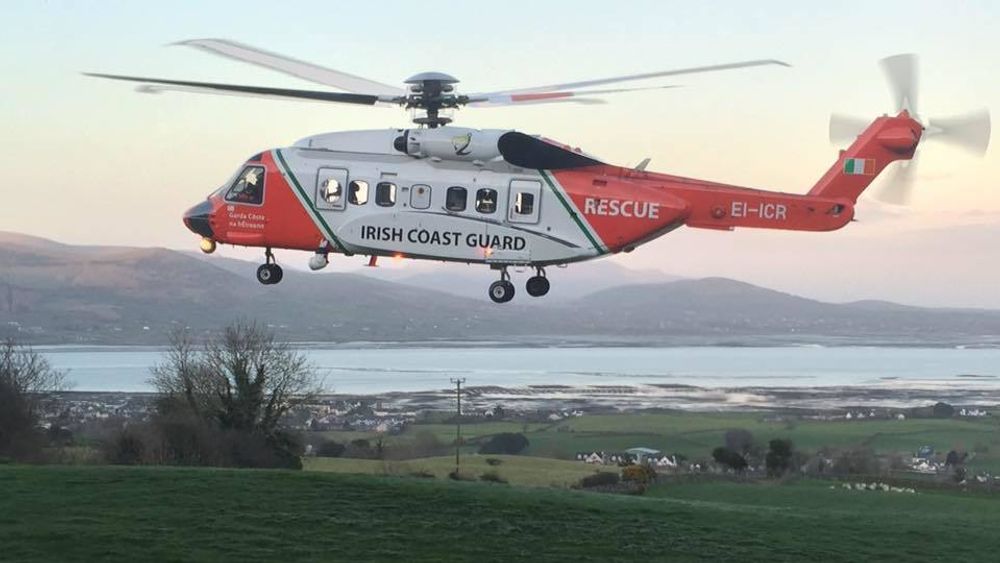 Det er dette helikopteret (EI-ICR) som fortsatt er savnet.